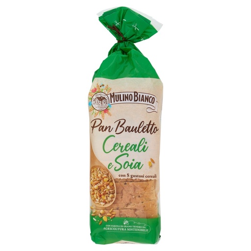 [801510281] Mulino Bianco Pan Bauletto Cereali e Soia Gr.400