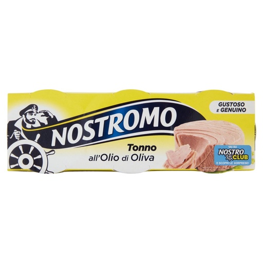 [801510285] Nostromo Tonno all'Olio di Oliva Pz.3 X Gr.70