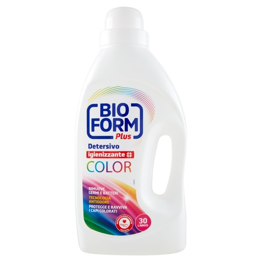 [801510520] Bioform Detersivo Lavatrice Igienizzante per Capi Colorati Lavaggi 30