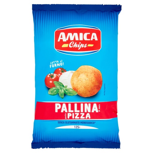 [801510648] Amica Chips Pallina di Mais al Gusto Pizza Gr.125
