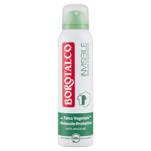 [801512410] Borotalco Deodorante Spray Invisibile Profumo di Borotalco Ml.150