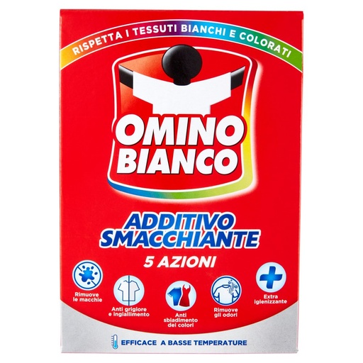 [801512866] Omino Bianco Additivo Smacchiante in Polvere Gr.500