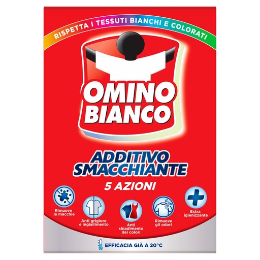 [801512866] Omino Bianco Additivo Smacchiante in Polvere Gr.500