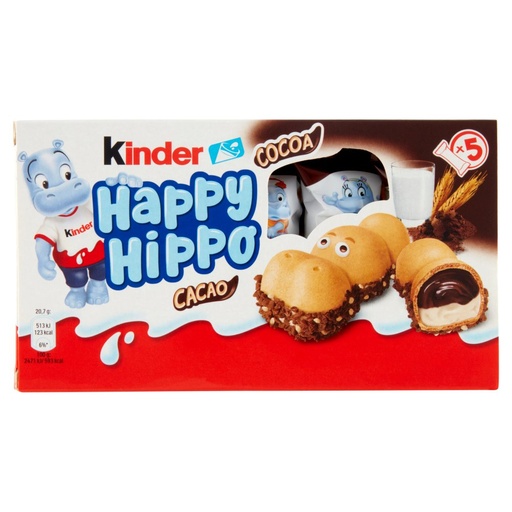 [801512871] Kinder Happy Hippo Cacao Pz.5 x Gr.20,7