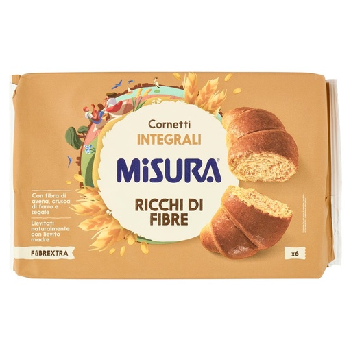 [801512904] Misura Fibrextra Cornetti Integrali Classici Pz.6 Gr.246