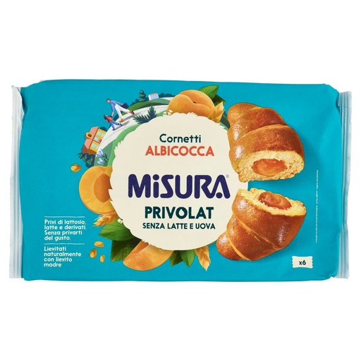[801512909] Misura Privolat Cornetti all'Albicocca Pz.6 Gr.298