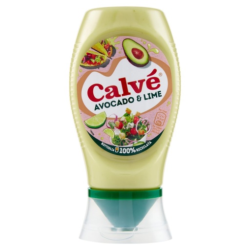 [801512928] Calvé Salsa Avocado & Lime Top Down Ml.250
