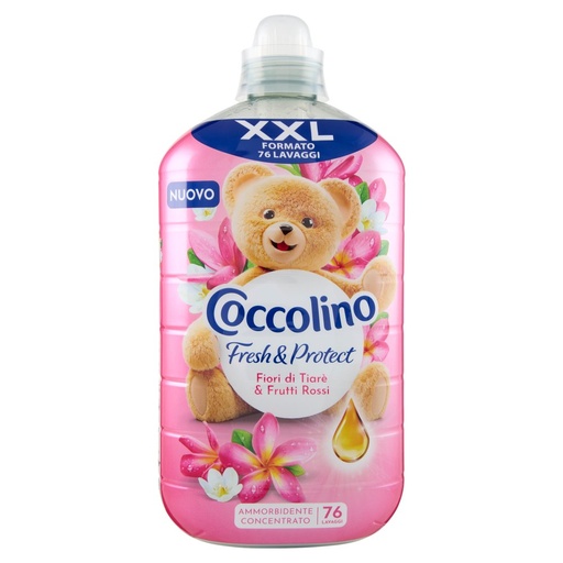 [801512957] Coccolino Ammorbidente Concentrato Intense Care Fiori di Tiarè & Frutti Rossi 76 Lavaggi Ml.1750