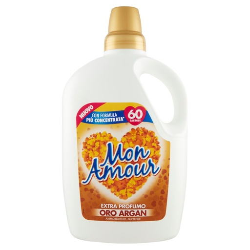[801513067] Mon Amour Ammorbidente Oro e Argan 60 Lavaggi Lt.3
