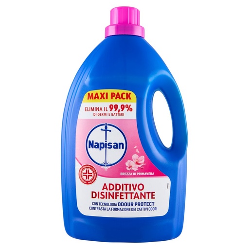 [801513071] Napisan Additivo Smacchiante Disinfettante per Bucato Profumo di Primavera Lt.2,2