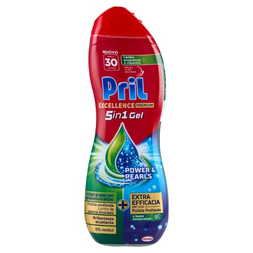 [801513083] Pril Excellence Duo Gel Sciogligrasso 30 Lavaggi Ml.540