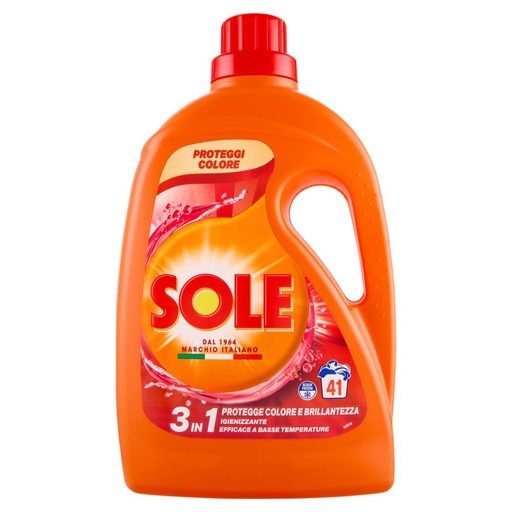 [801513117] Sole Detersivo Liquido per Lavatrice Proteggi Colore 41 Lavaggi