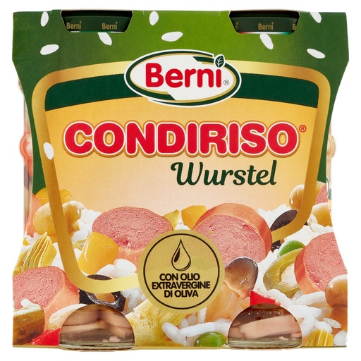 [801513142] Berni Condiriso Wrustel con Olio Extra Vergine di Oliva Pz.2 X Gr.300