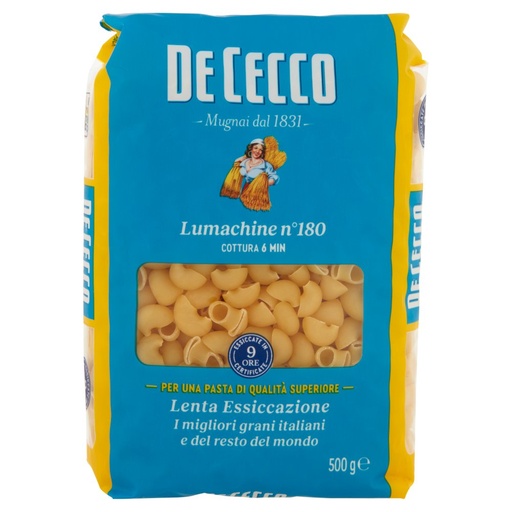 [801513154] De Cecco Lumachine N°180 Gr.500