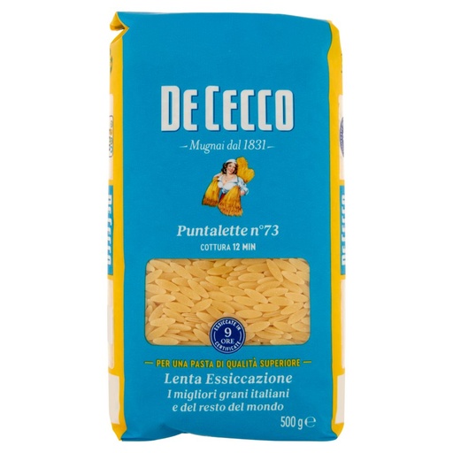 [801513155] De Cecco Puntalette N°73 Gr.500