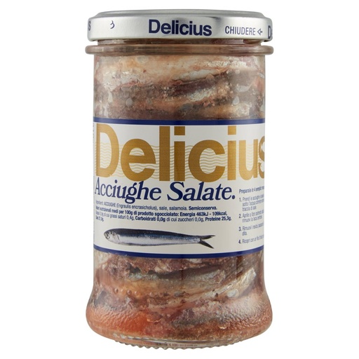 [801513158] Delicius Acciughe Salate Gr.310