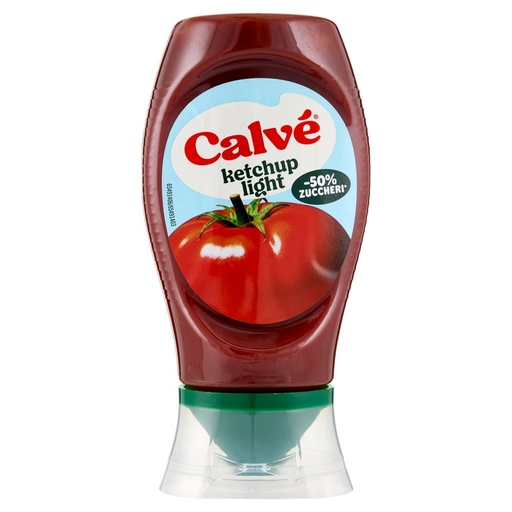 [801513282] Calvé Ketchup -50 % di Zuccheri Top Down Ml.250