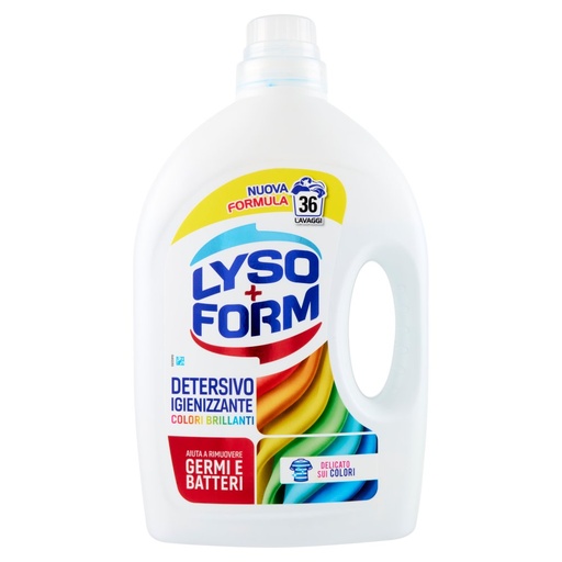 [801513313] Lysoform Detresivo Igienizzante per Capi Colorati 36 Lavaggi Lt.1,62