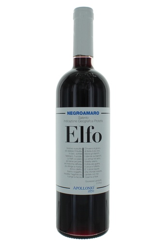 [801513394] Apollonio Elfo Negroamaro Rosso Salento IGT