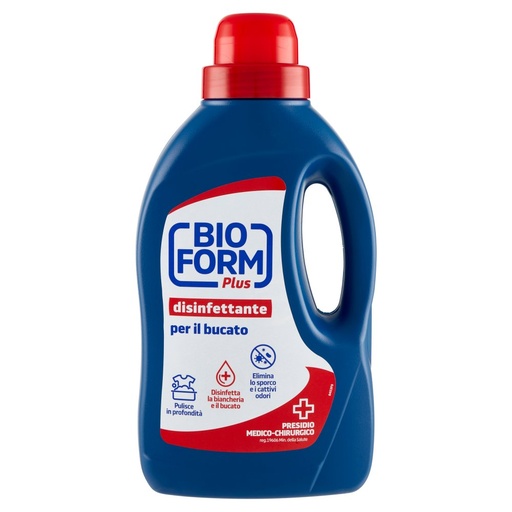 [801513601] Bioform Plus Detersivo per Lavatrice Disinfettante Lt.1,3