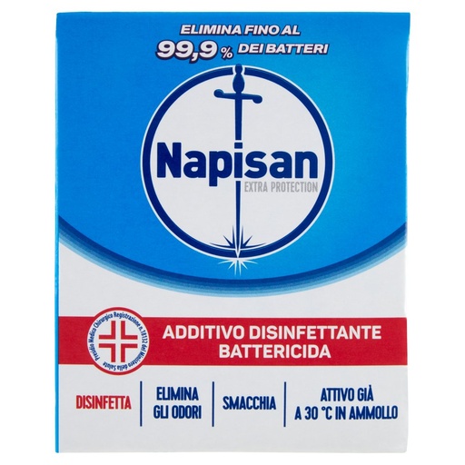 [801513623] Napisan Extra Protection Additivo Disinfettante Battericida in Polvere Gr.500