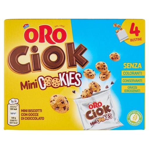 [801513642] Oro Saiwa Mini Cookies Pz.4 Gr.160