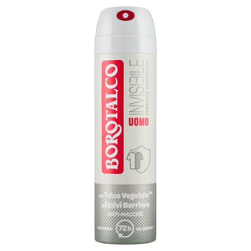[801513653] Borotalco Deodorante Spray Uomo Invisibile al Profumo Muschiato Deo Ml.150