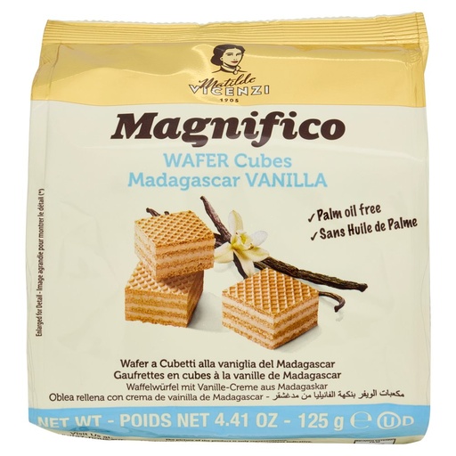 [801513714] Matilde Vicenzi Magnifico Wafer a Cubetti al Latte Gr.125