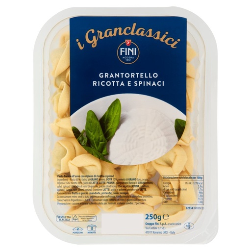 [801513735] Fini Grantortello Ricotta e Spinaci Gr.250