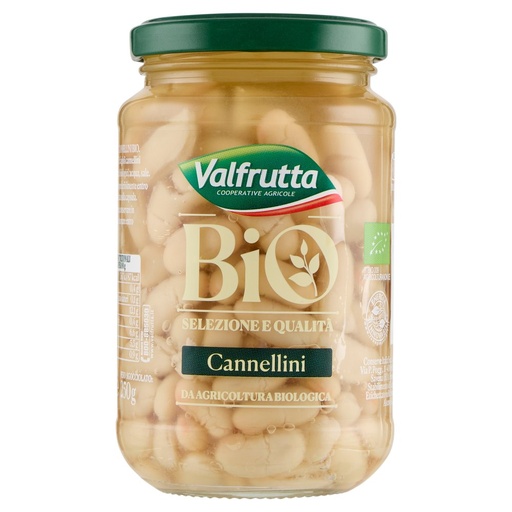[801513747] Valfrutta Fagioli Cannellini Bio in Vetro Gr.360