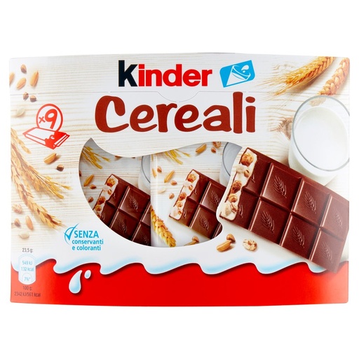 [801513764] Kinder Cereali Pz.9 x Gr.23,5