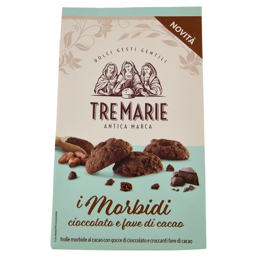 [801513780] Tre Marie i Morbidi Frollini al Cioccolato e Fave di Cacao Gr.300
