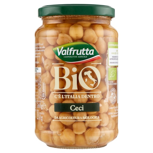 [801513784] Valfrutta Ceci Bio in Vetro Gr.360