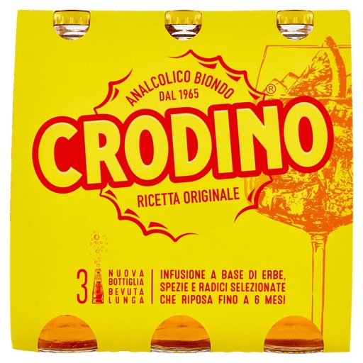 [801513813] Crodino Analcolico Biondo CL.17,5 X Bt.3