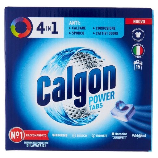 [801513820] CALGON TABS 4 IN 1 ANTICALCARE PZ.15 GR.