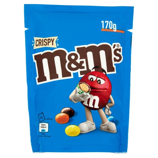 [801513835] M&M's Crispy Confetti al Cioccolato con Riso Soffiato Gr.170