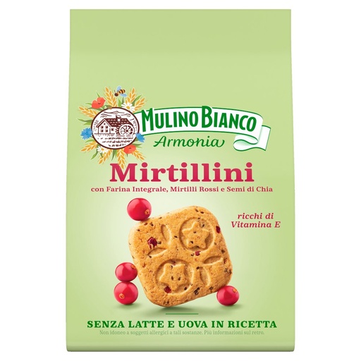 [801513864] Mulino Bianco Biscotti Mirtillini Gr.270