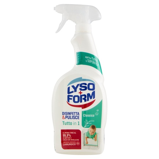 [801513881] Lysoform Disinfetta e Pulisce Spray Tutto in 1 Classico Ml.700