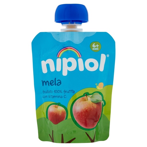 [801513942] Nipiol Frullato Mela 100 % Frutta con Vitamina C Gr.85