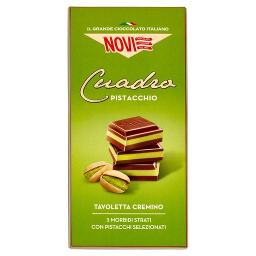 [801513976] Novi Tavoletta Cremino Cuadro al Pistacchio Gr.110