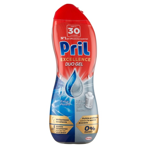 [801513977] Pril Gold Gel Igienizzante per Lavastoviglie 30 Lavaggi Ml.540