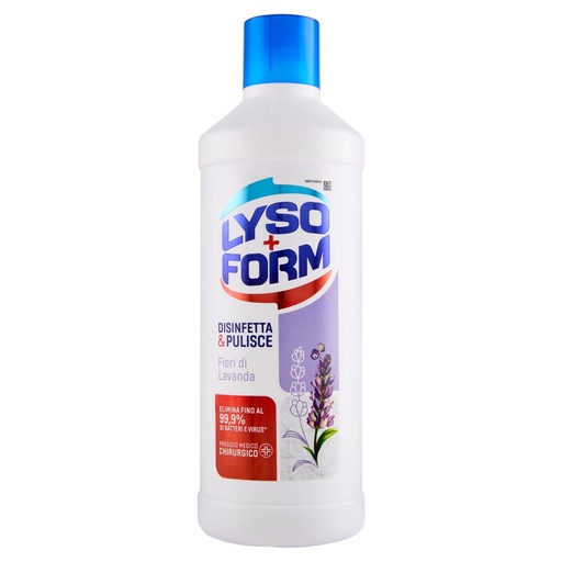 [801514005] Lysoform Disinfetta e Pulisce Fiori di Lavanda Lt.1,1