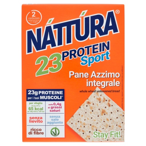 [801514187] Nattùra Pane Azzimo Protein Sport Gr.200