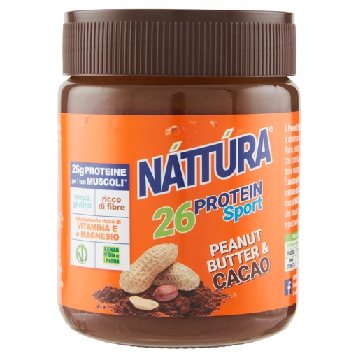 [801514188] Náttúra Protein Sport Peanut Butter e Cacao Gr.250