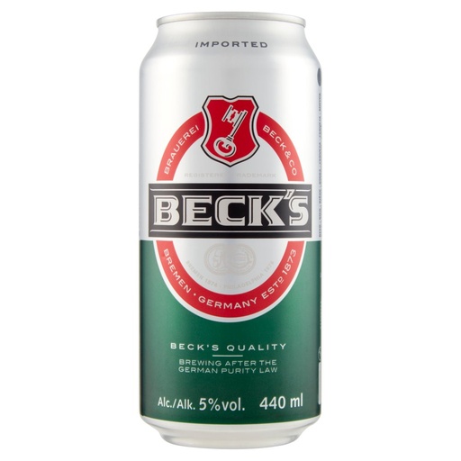 [801514269] Beck's Birra tedesca in Lattina Cl.44
