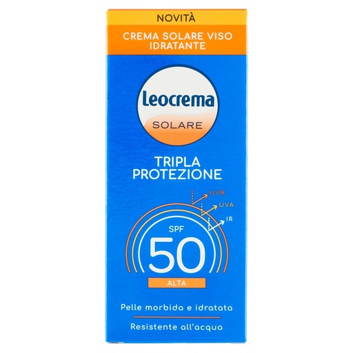 [801514746] Leocrema Crema Solare Viso Idratante Spf 50 Ml.50