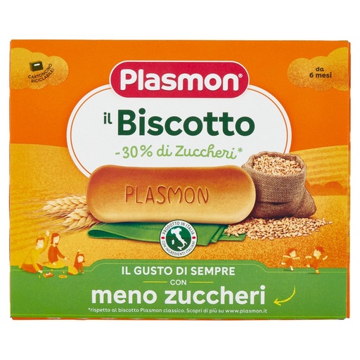 [801514776] Plasmon Biscotti con il -30% di Zucchero Gr.720