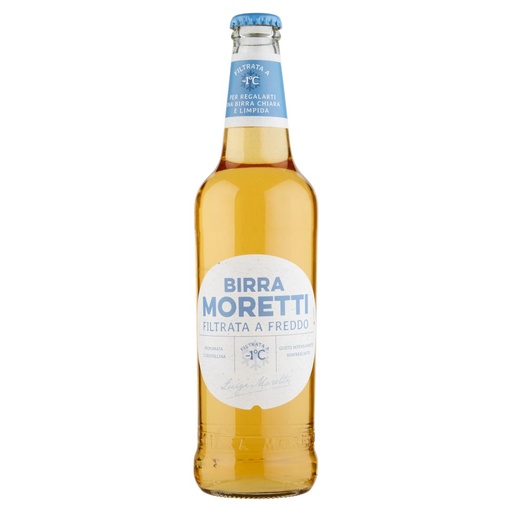 [801514839] Moretti Birra Filtrata a Freddo Cl.50 Vol.4,3°