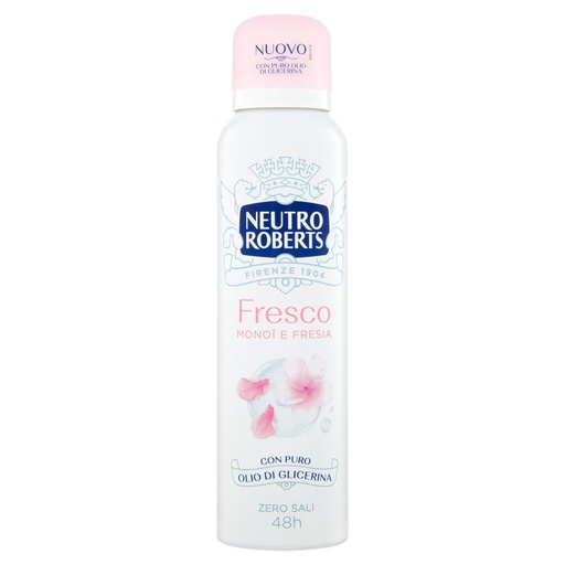 [801514910] Neutro Roberts Deodorante Spray Fresco Monoi e Fresia Ml.150