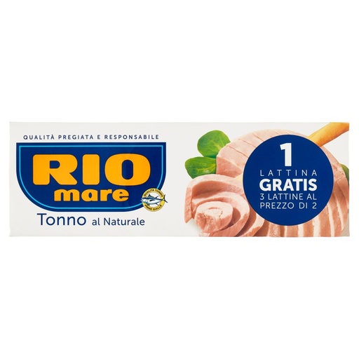 [801514959] Rio Mare Tonno al Naturale Gr.80 X Pz.3